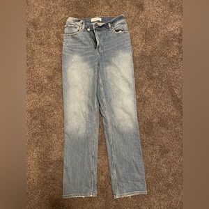 Abercrombie curve love ultra high rise 90s straight